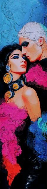 Free dark romance bookmark featuring a figure looking back over their shoulder